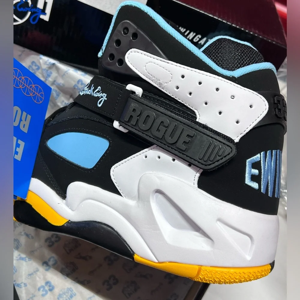 EWING ROGUE X BET RAP CITY COLLABORATION SNEAKERS RARE COLORWAY MENS PATRICK NBA - Picture 12 of 16